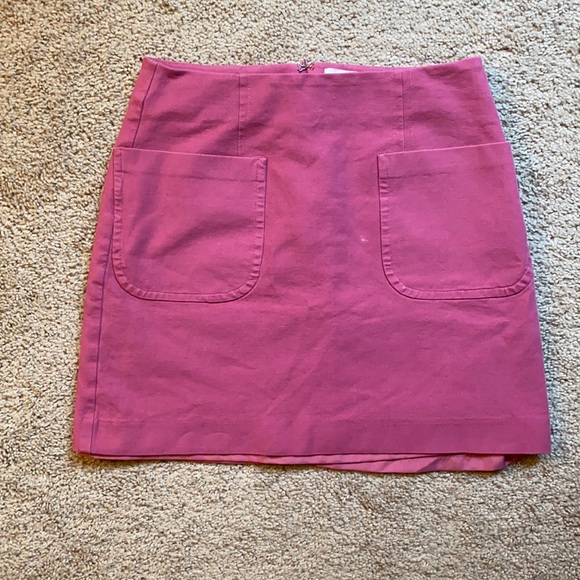 Loft Pink Pocket Skirt Lined - Picture 2 of 7